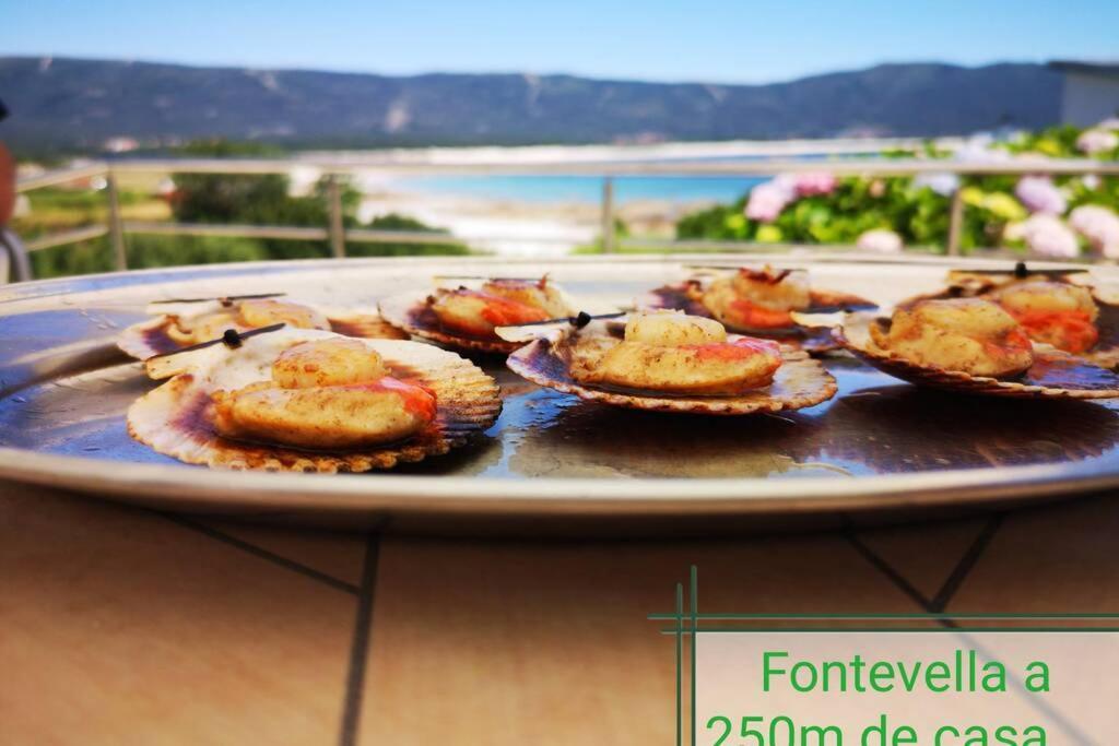 Apartamento Con Vistas Al Mar, Playa De Carnota! Luaran gambar
